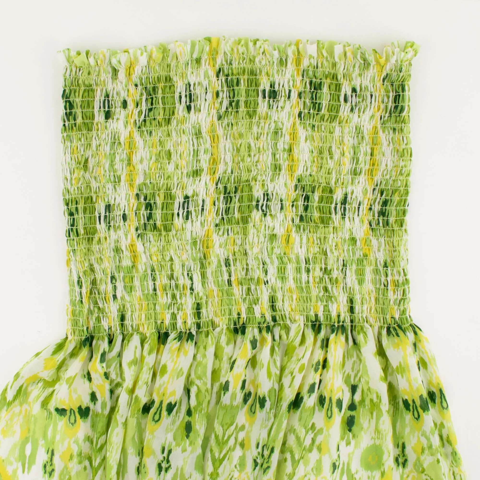 Printed Smocking Polyester - VIOLA - 005 - Green