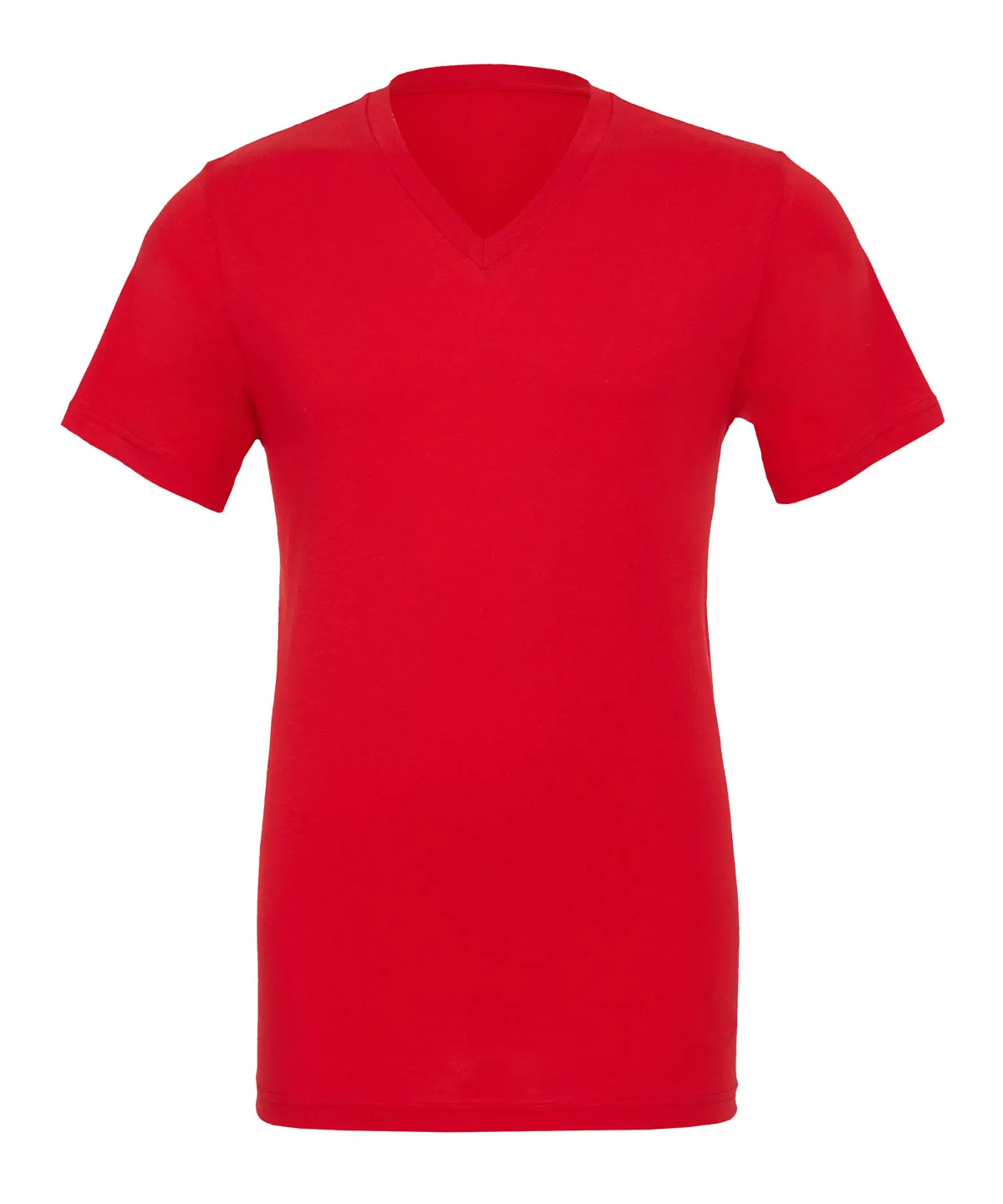 Red - Unisex Jersey v-neck t-shirt