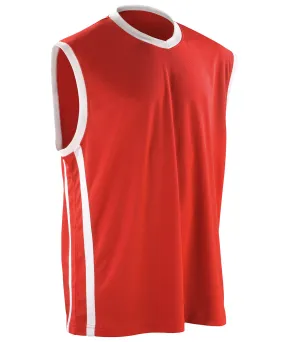 Red/White - Basketball quick-dry top