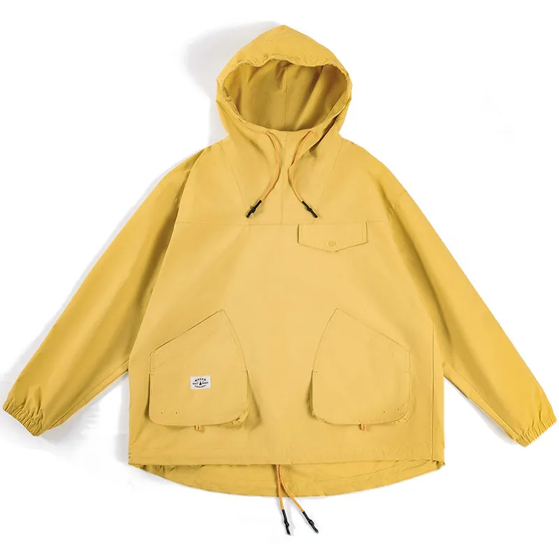 Retro Outdoor Windproof Loose Hoodies