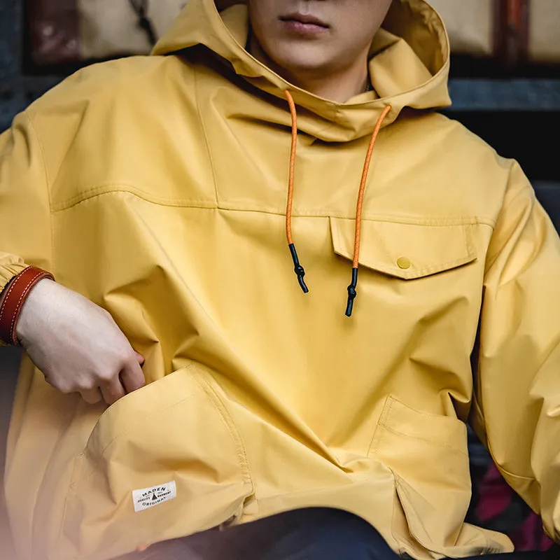 Retro Outdoor Windproof Loose Hoodies