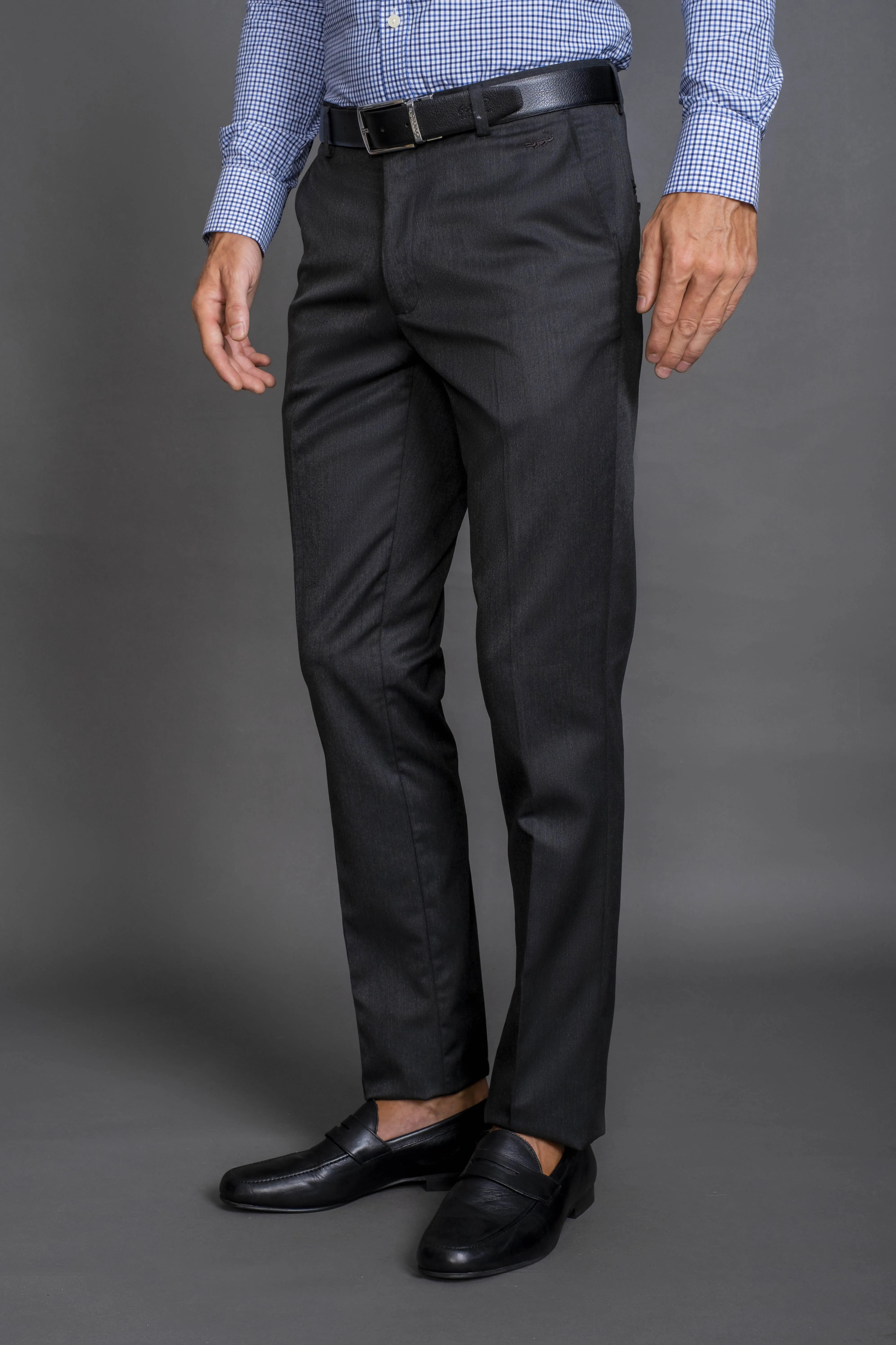 Slim Fit-Formal Trouser-Raven