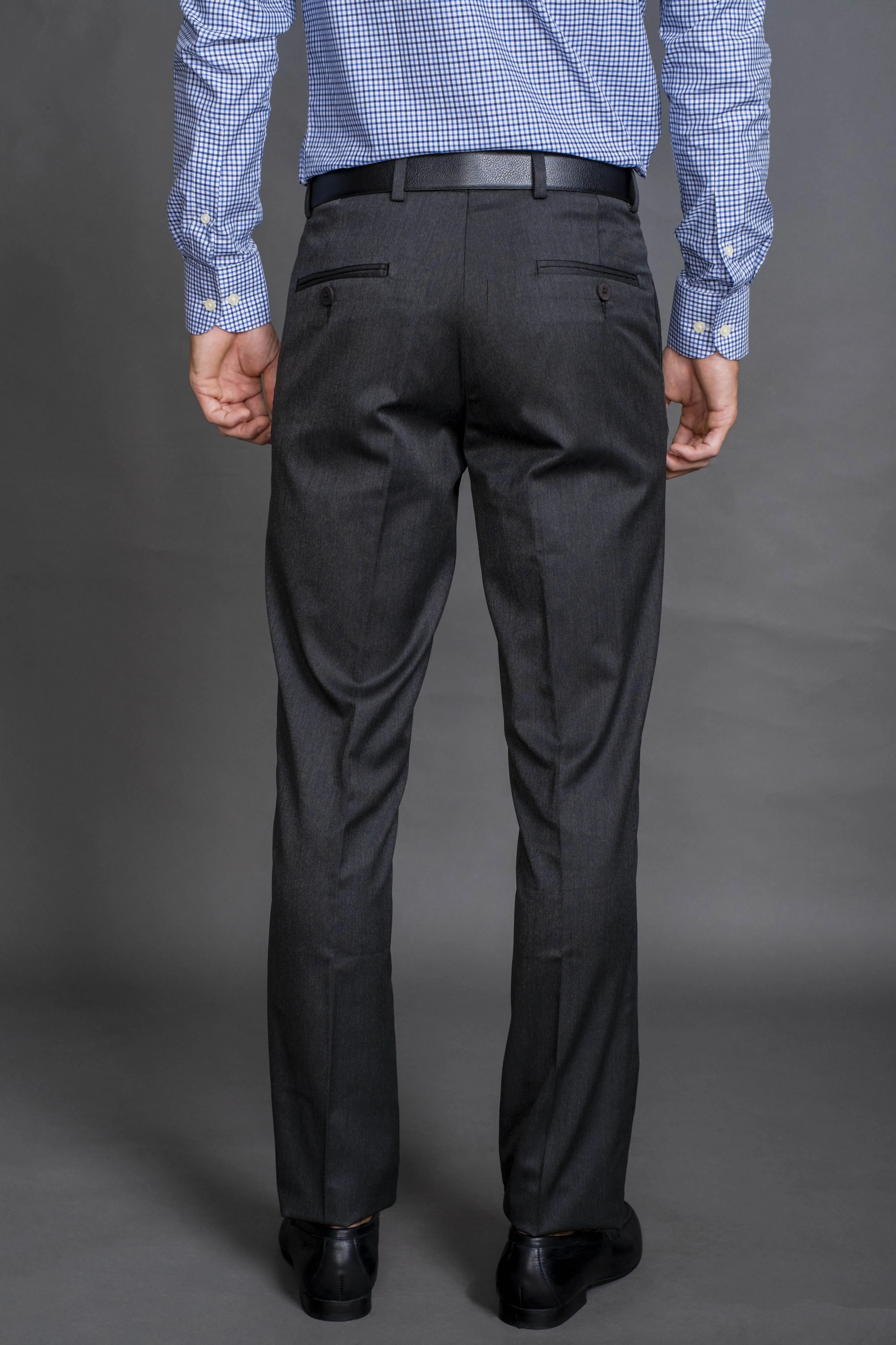 Slim Fit-Formal Trouser-Raven