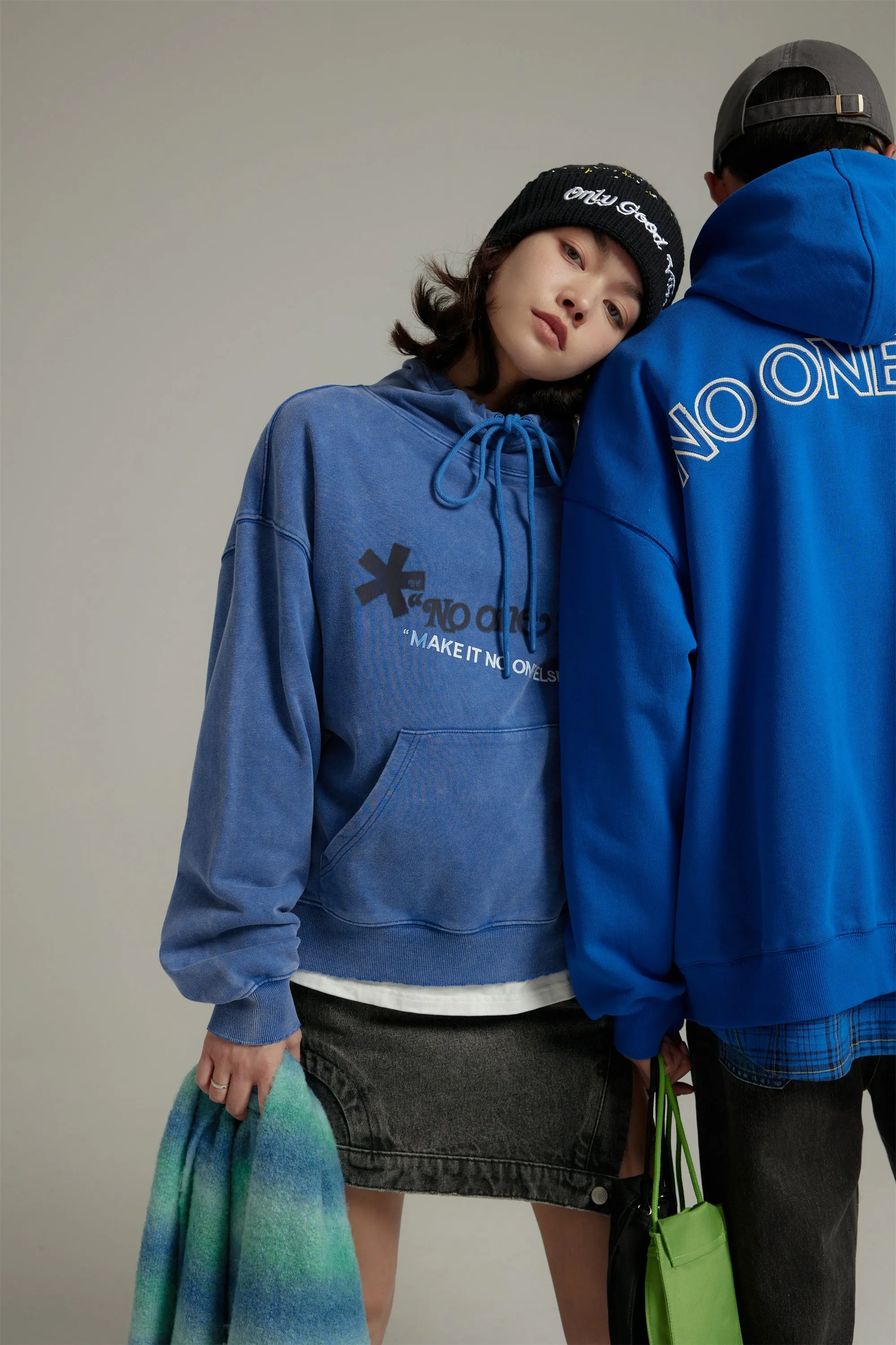 Star Logo Loose Fit Hoodie