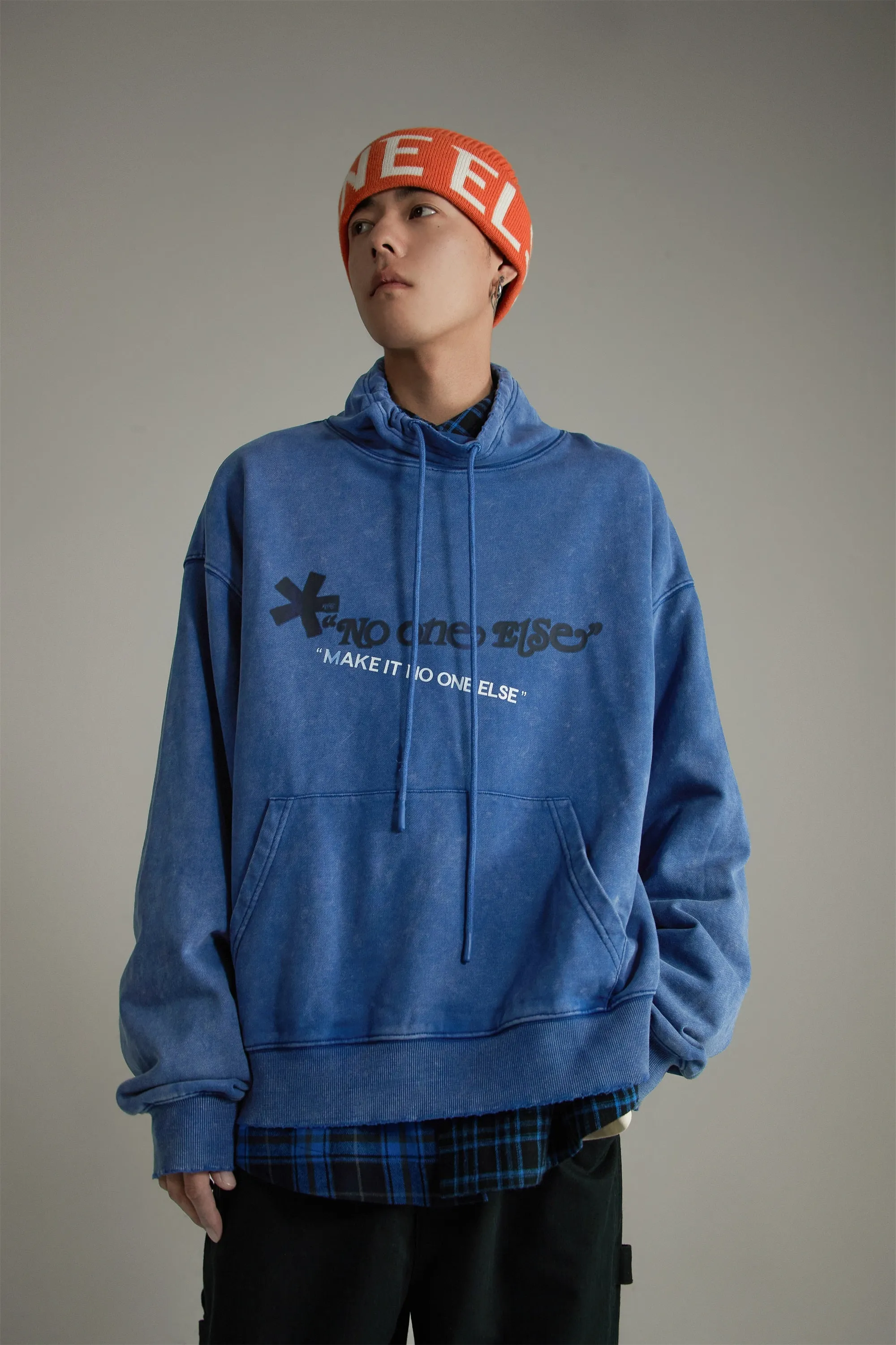 Star Logo Loose Fit Hoodie