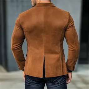 Suede Men's Blazer