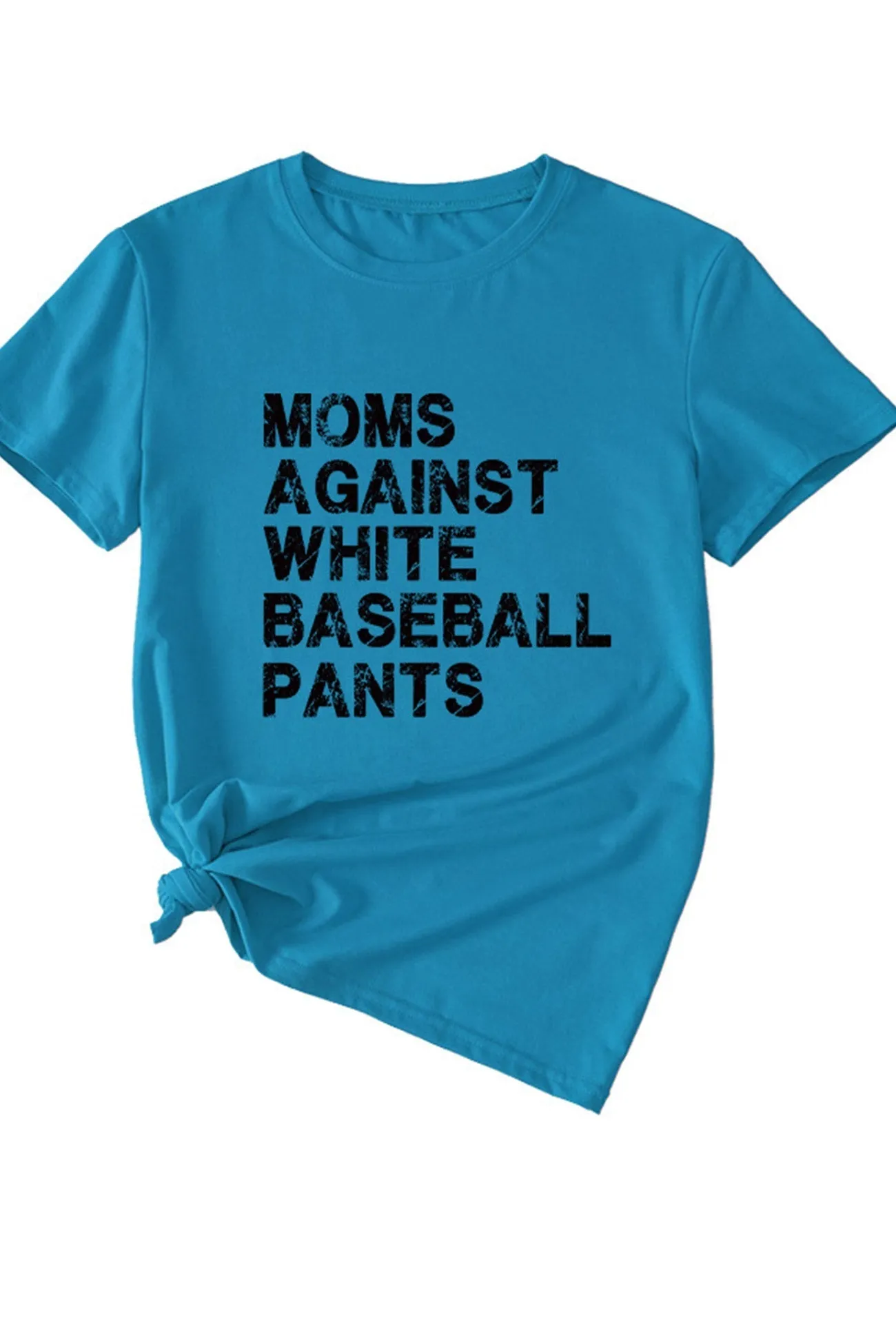 TastyHottie - Moms Against With Baseball Pants Print T-shirt