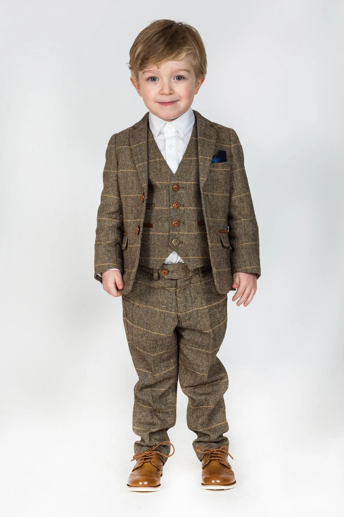 Ted Brown Tweed Check Suit | Check Suit | Wedding Wear