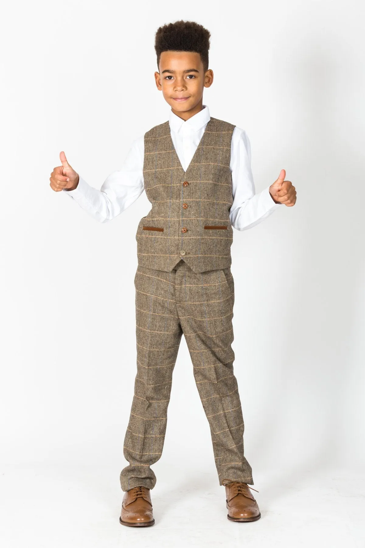 Ted Brown Tweed Check Suit | Check Suit | Wedding Wear