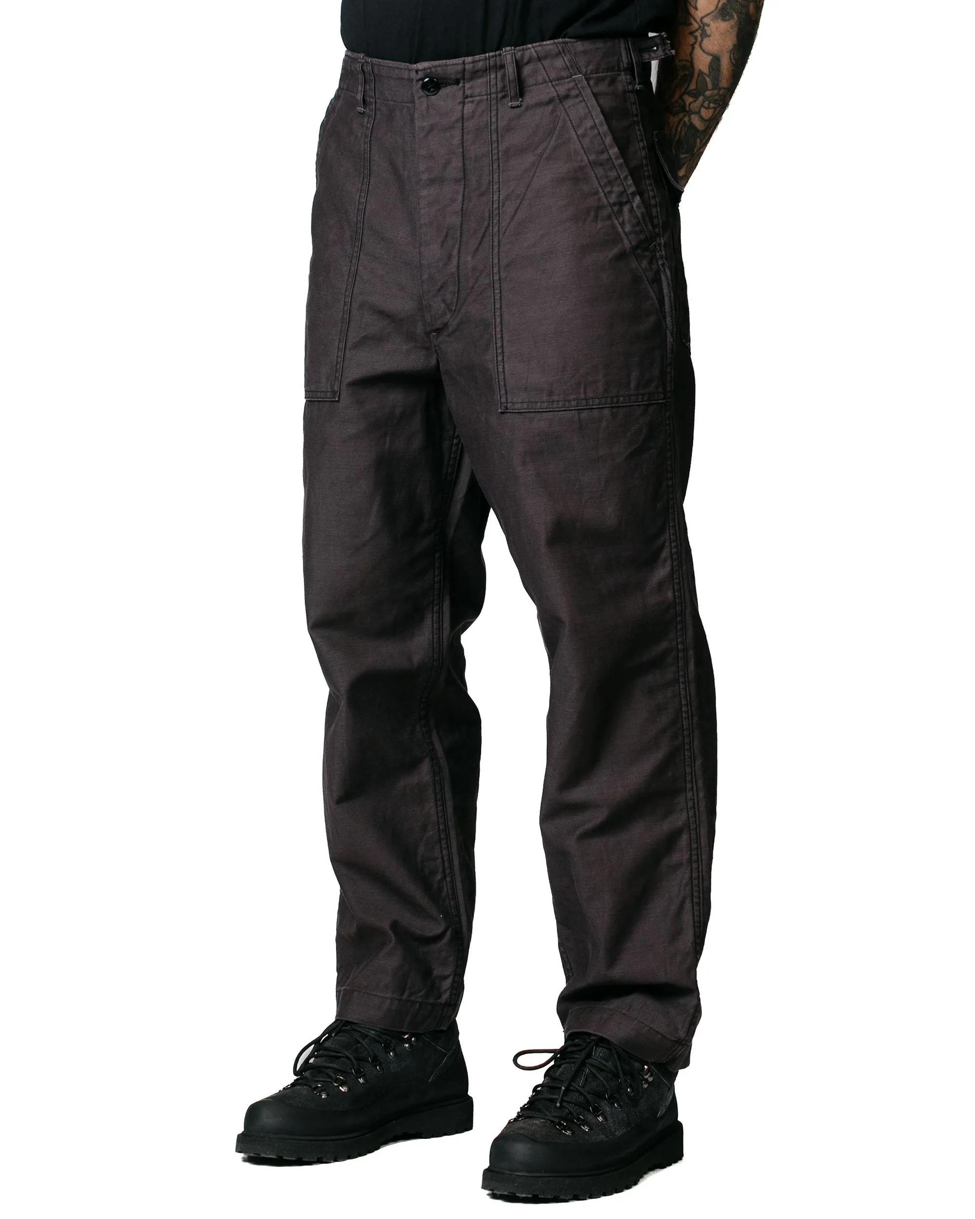 The Corona Utility FP001 Fatigue Slacks 'Utility Slacks' Utility Back Satin Black