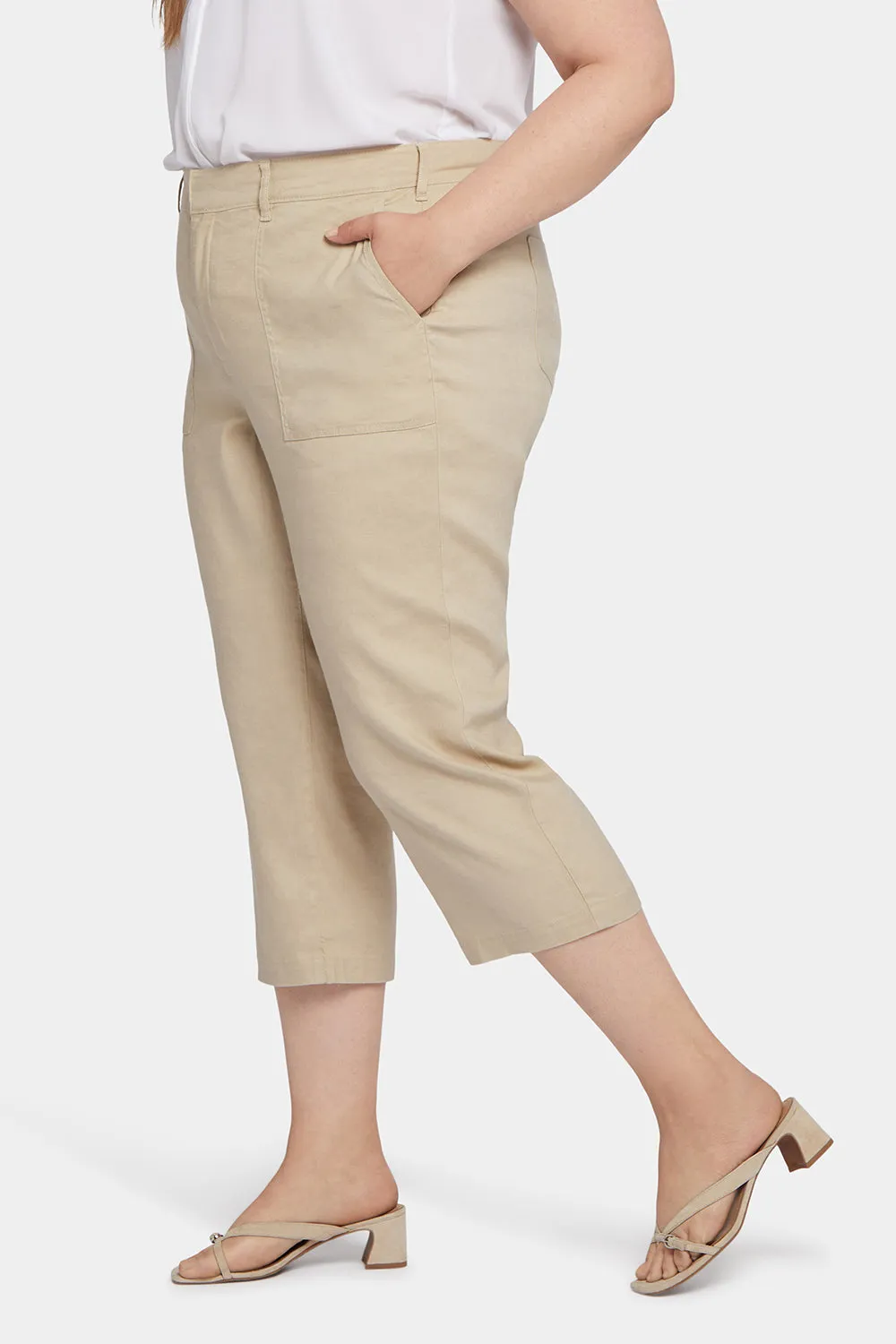 Utility Pants In Plus Size - Feather