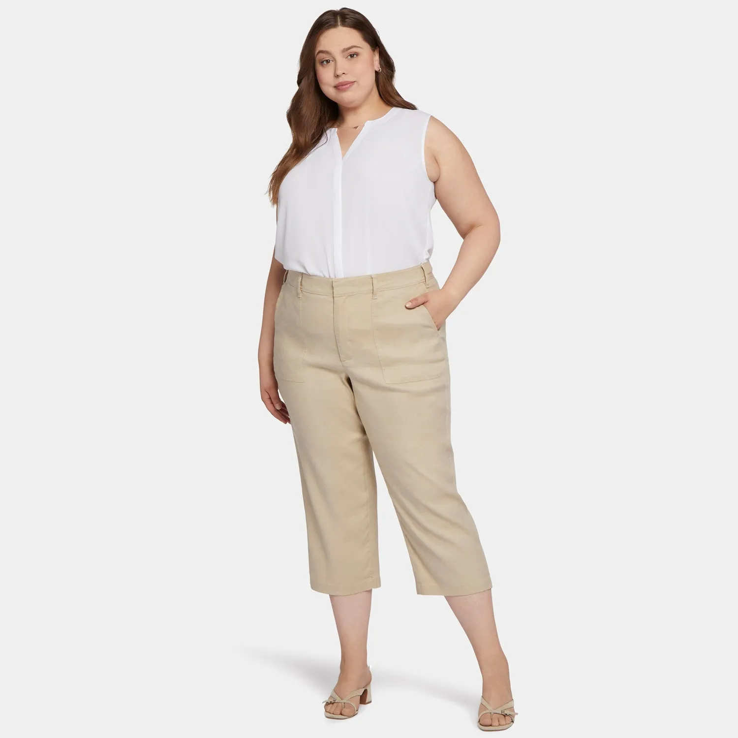 Utility Pants In Plus Size - Feather