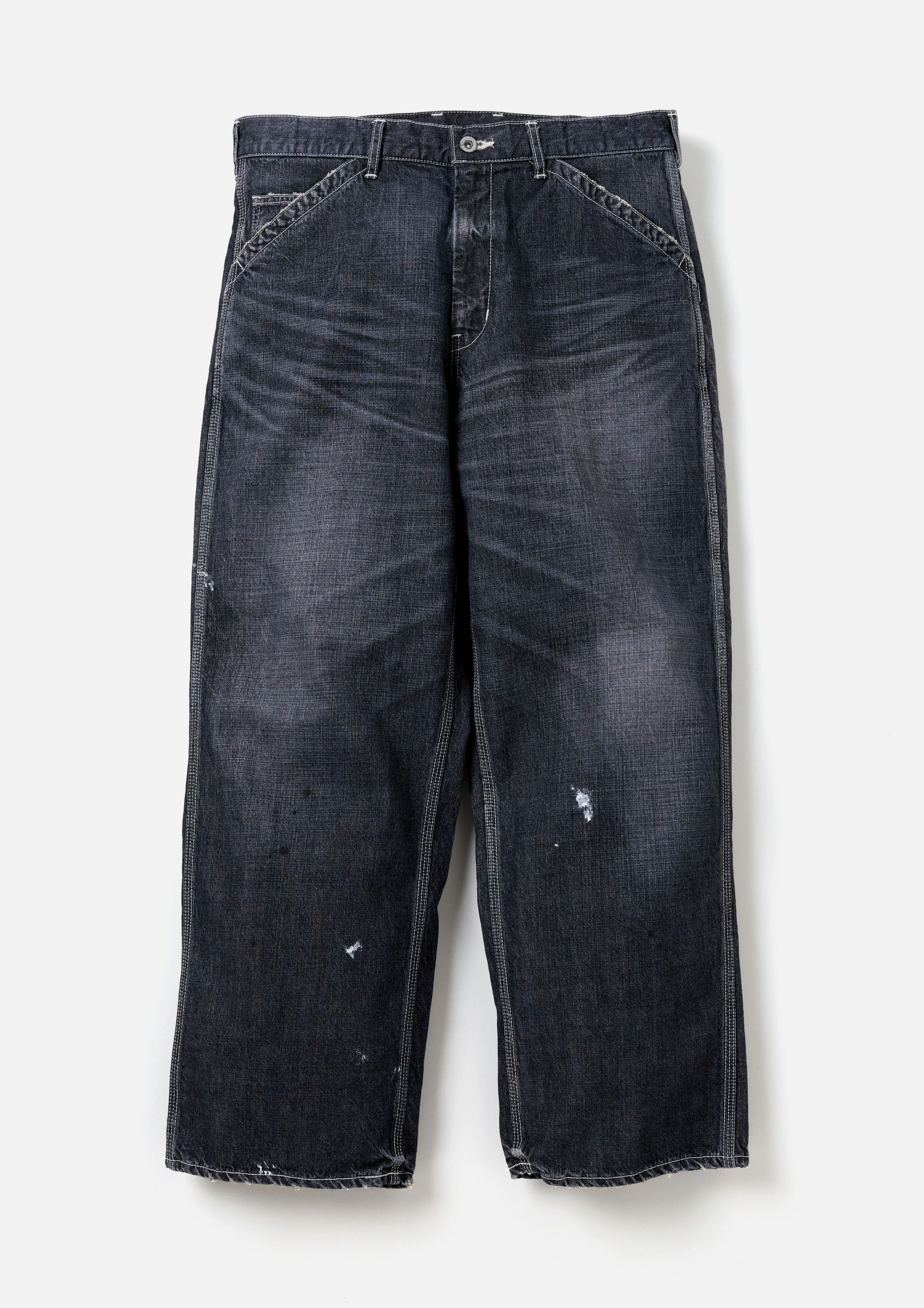 WASHED UTILITY PANTS