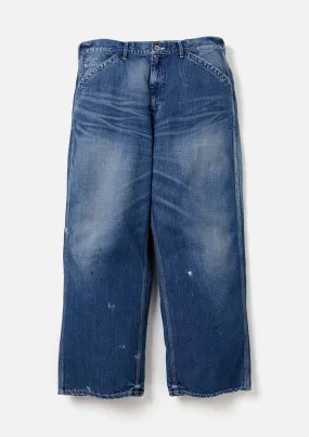 WASHED UTILITY PANTS