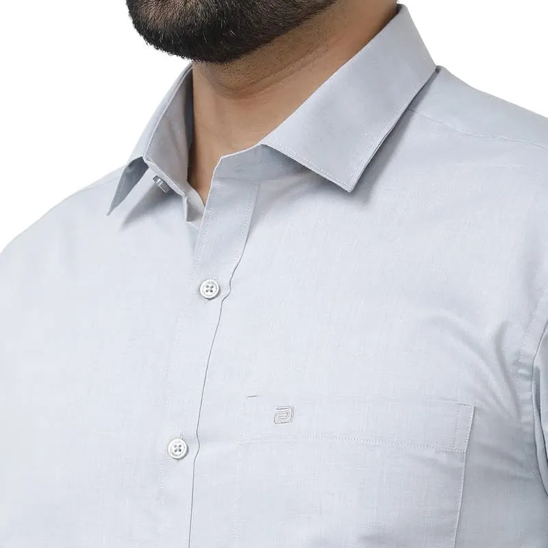 Zurich - Gray Formal Shirts for Men | Ariser